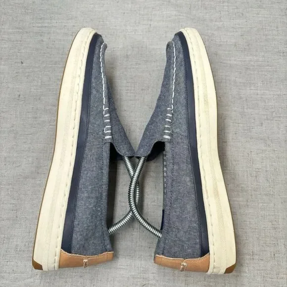 Cole Haan Cloudfeel Weekender Loafer Blue Chambray Boat Shoe Slip On Men's 9 - Picture 9 of 10